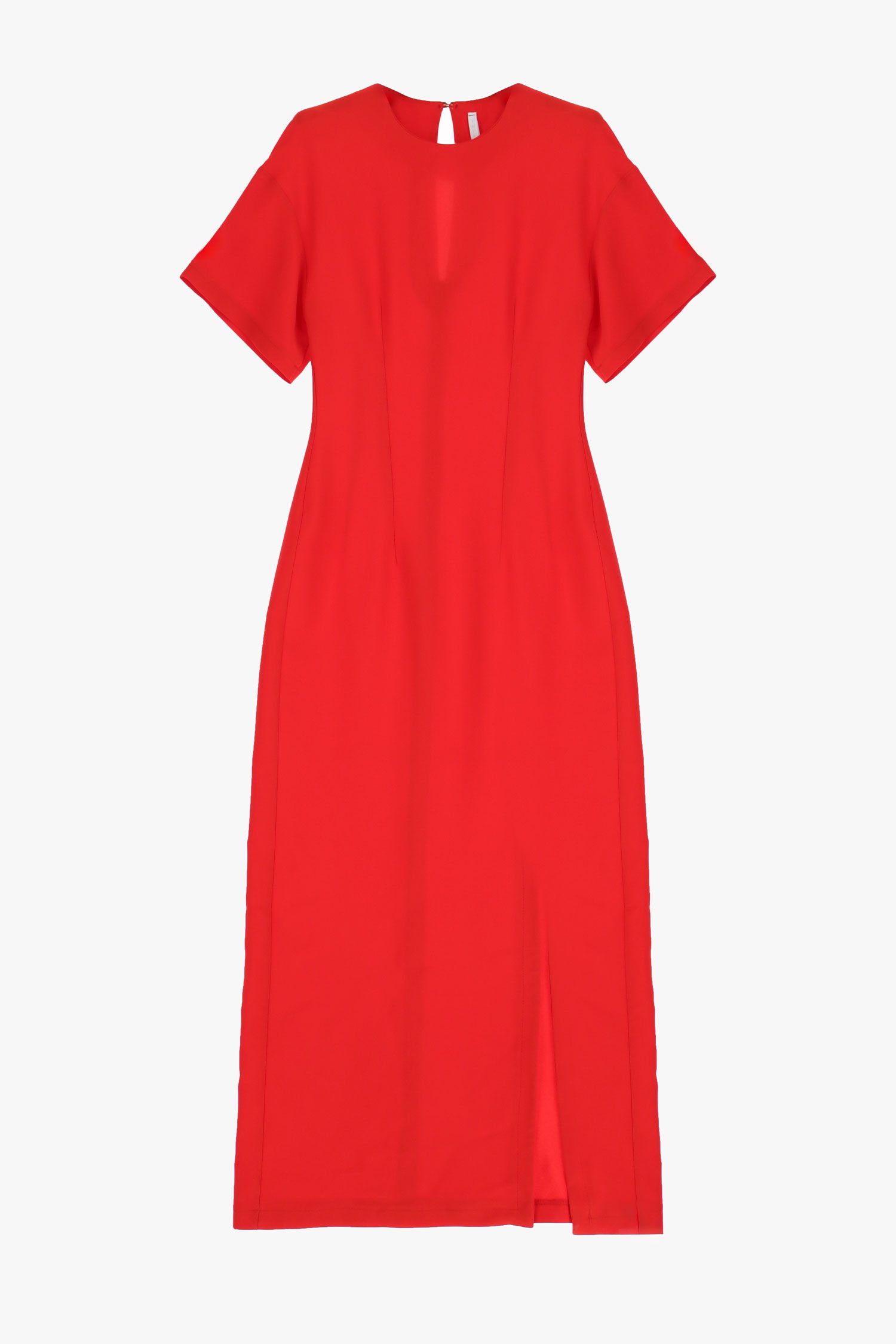 Women's social long dress IMPERIAL red