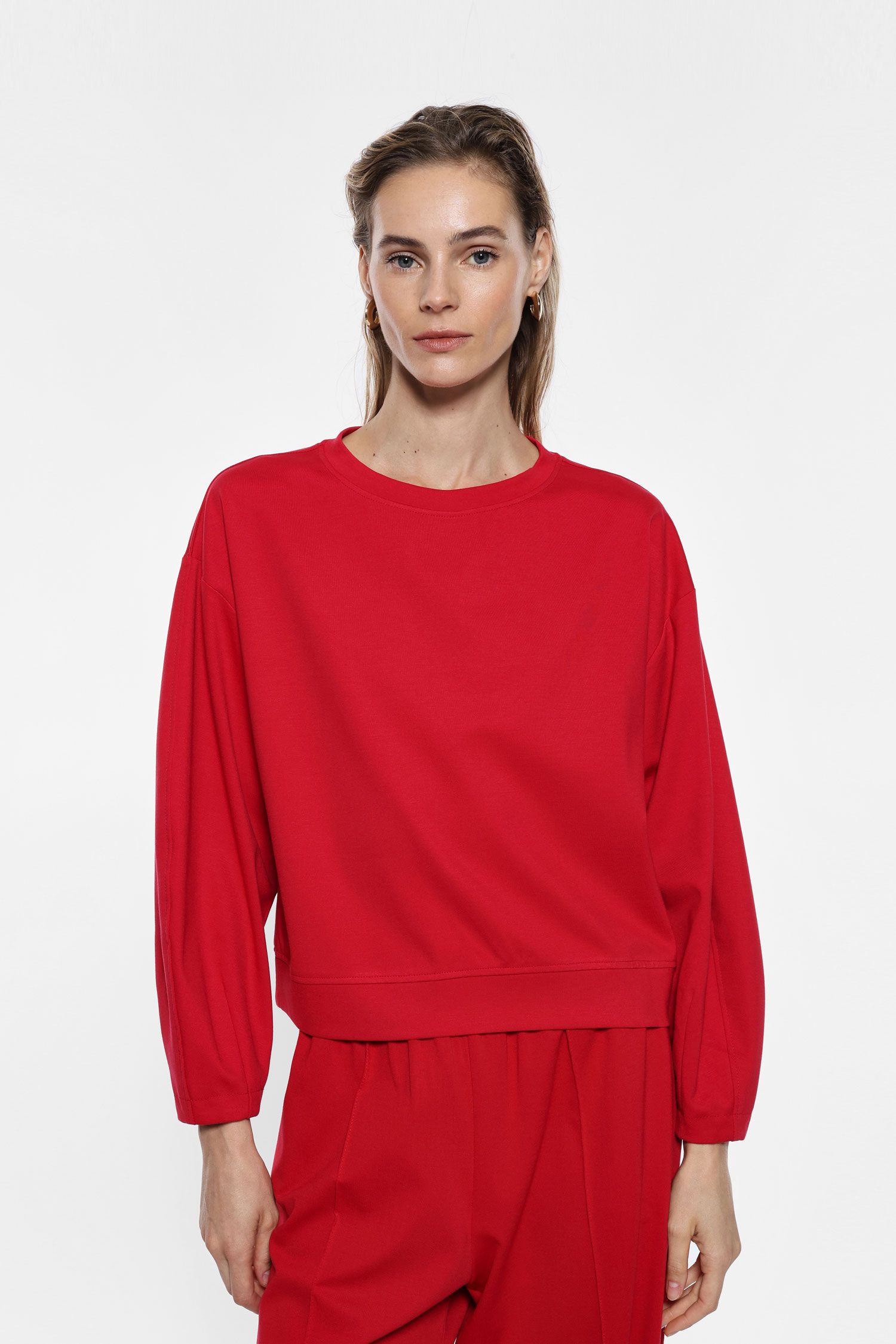 Women's oversize sweatshirt IMPERIAL red