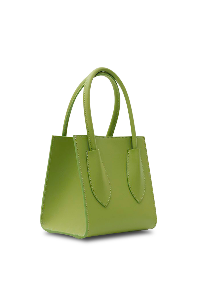 Leather handbag Leather Country RUGA green