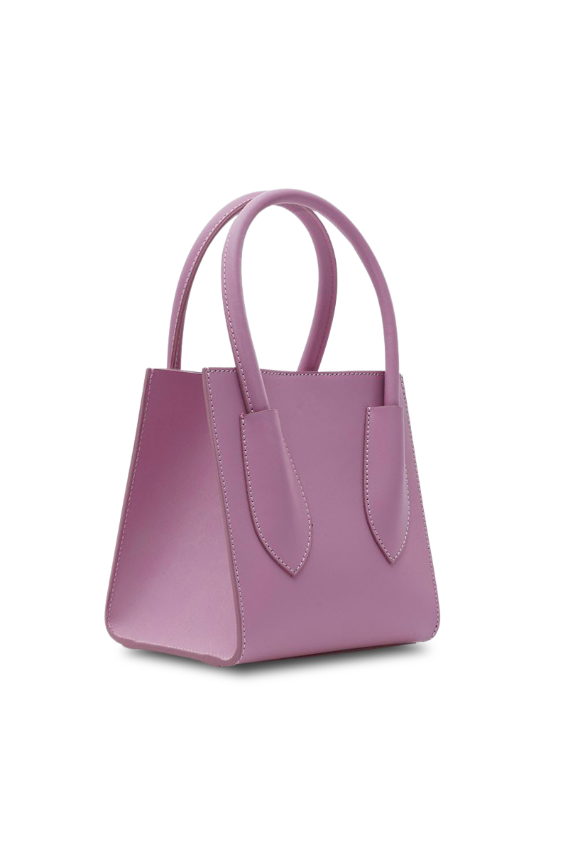 Leather handbag Leather Country RUGA purple