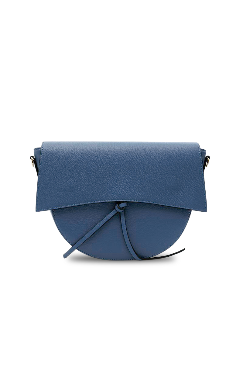 Leather crossbody bag Leather Country Janet blue