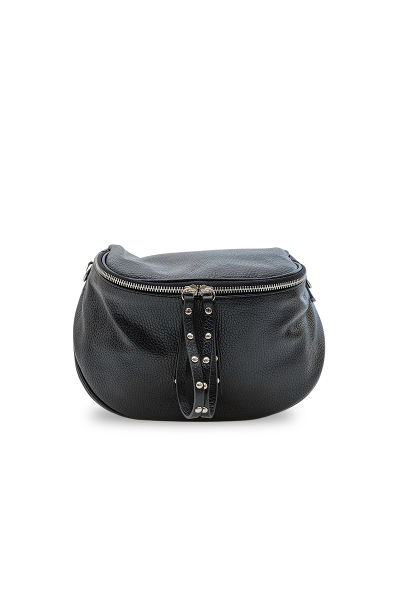 Leather crossbody handbag Leather Country black