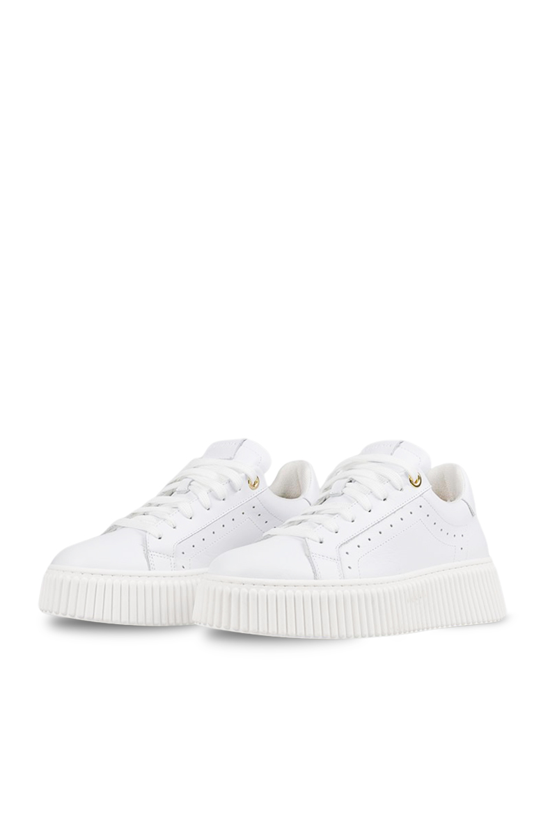 White leather women's Lestrosa sneakers