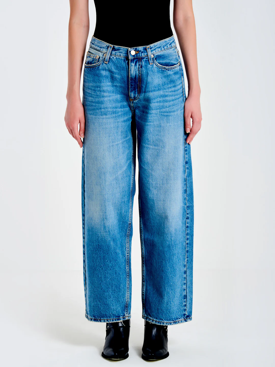 Women's wide jeans VICOLO blue