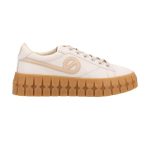 Women's leather platform sneakers NO NAME beige 1