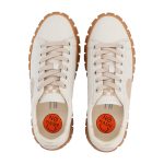 Women's leather platform sneakers NO NAME beige 3