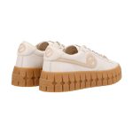 Women's leather platform sneakers NO NAME beige 4