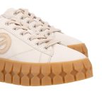 Women's leather platform sneakers NO NAME beige 5