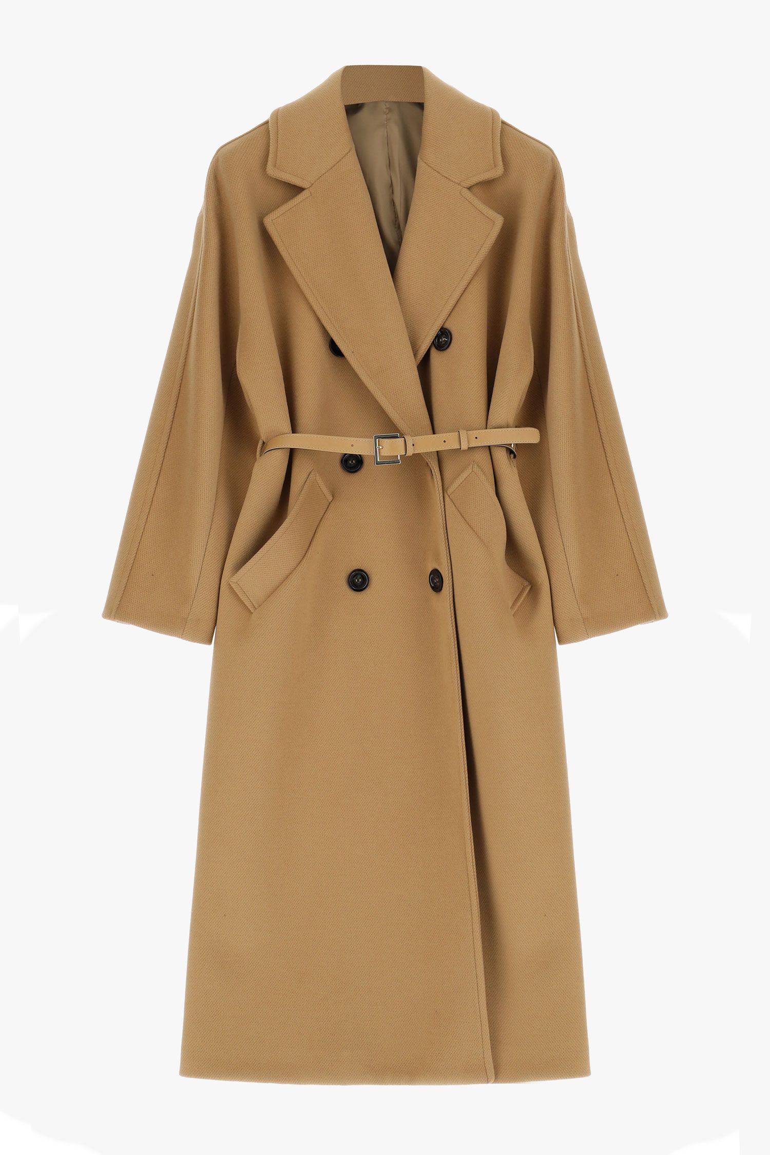 Long oversize winter coat IMPERIAL camel