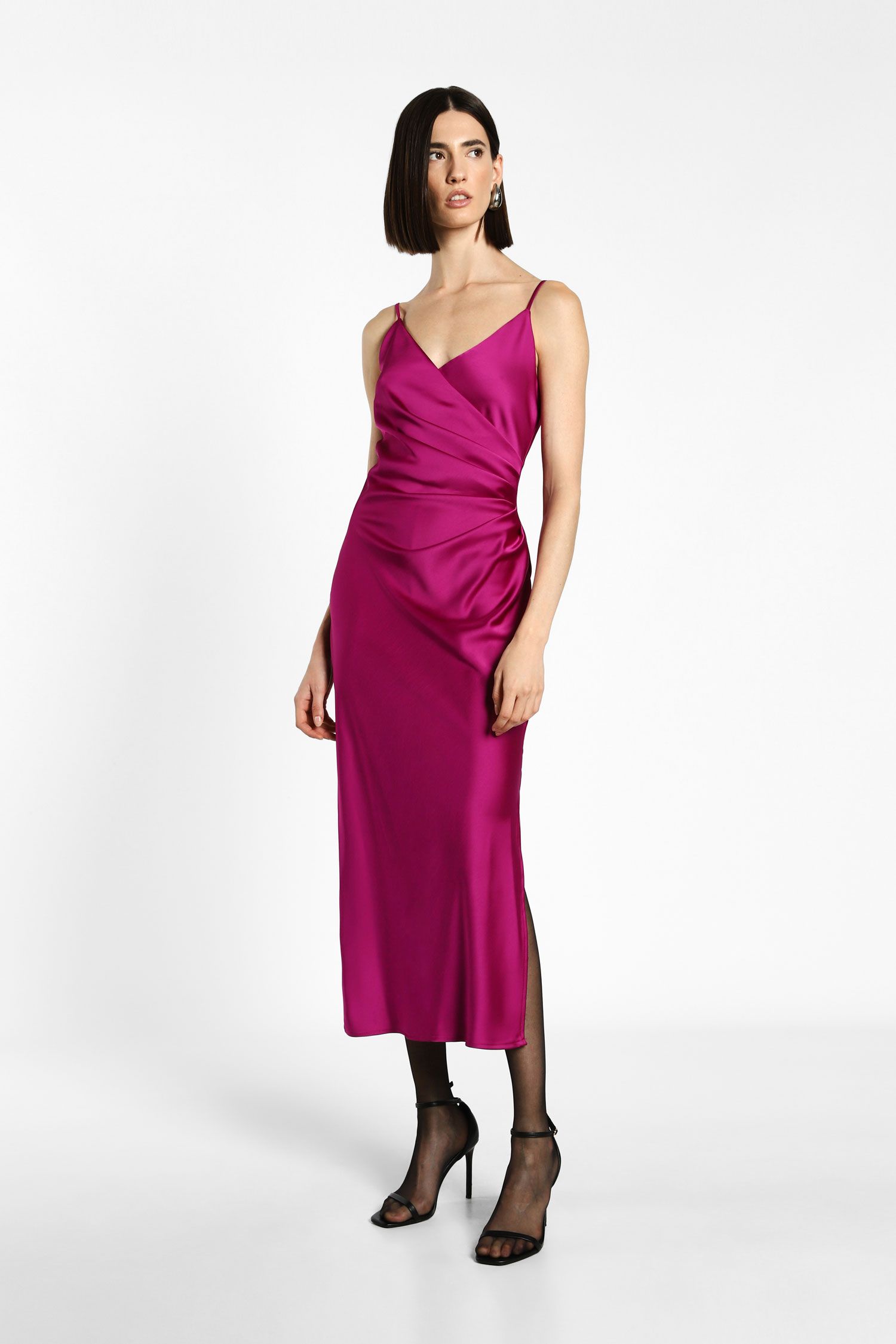 Elegant party dress IMPERIAL fuchsia 1