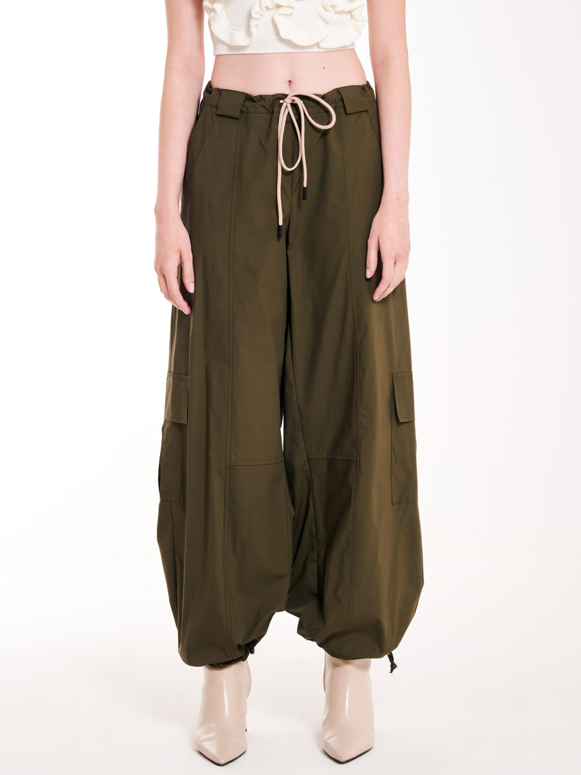 Women's cargo pants VICOLO green