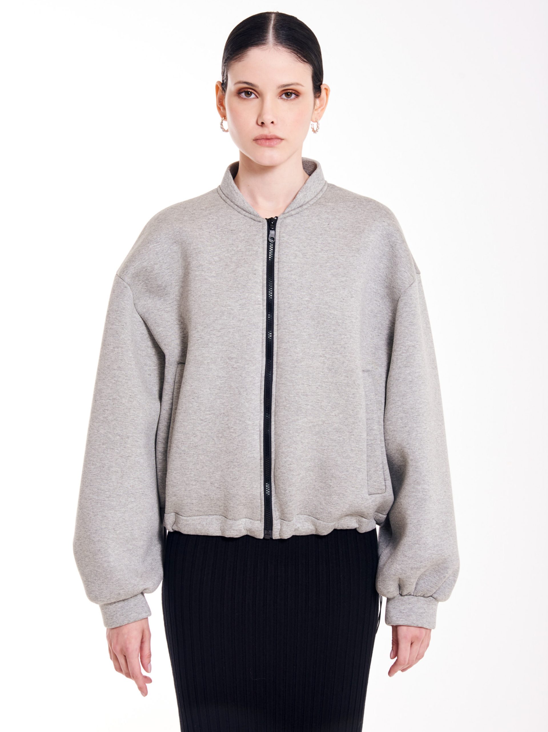 Women's bomber jacket VICOLO gray