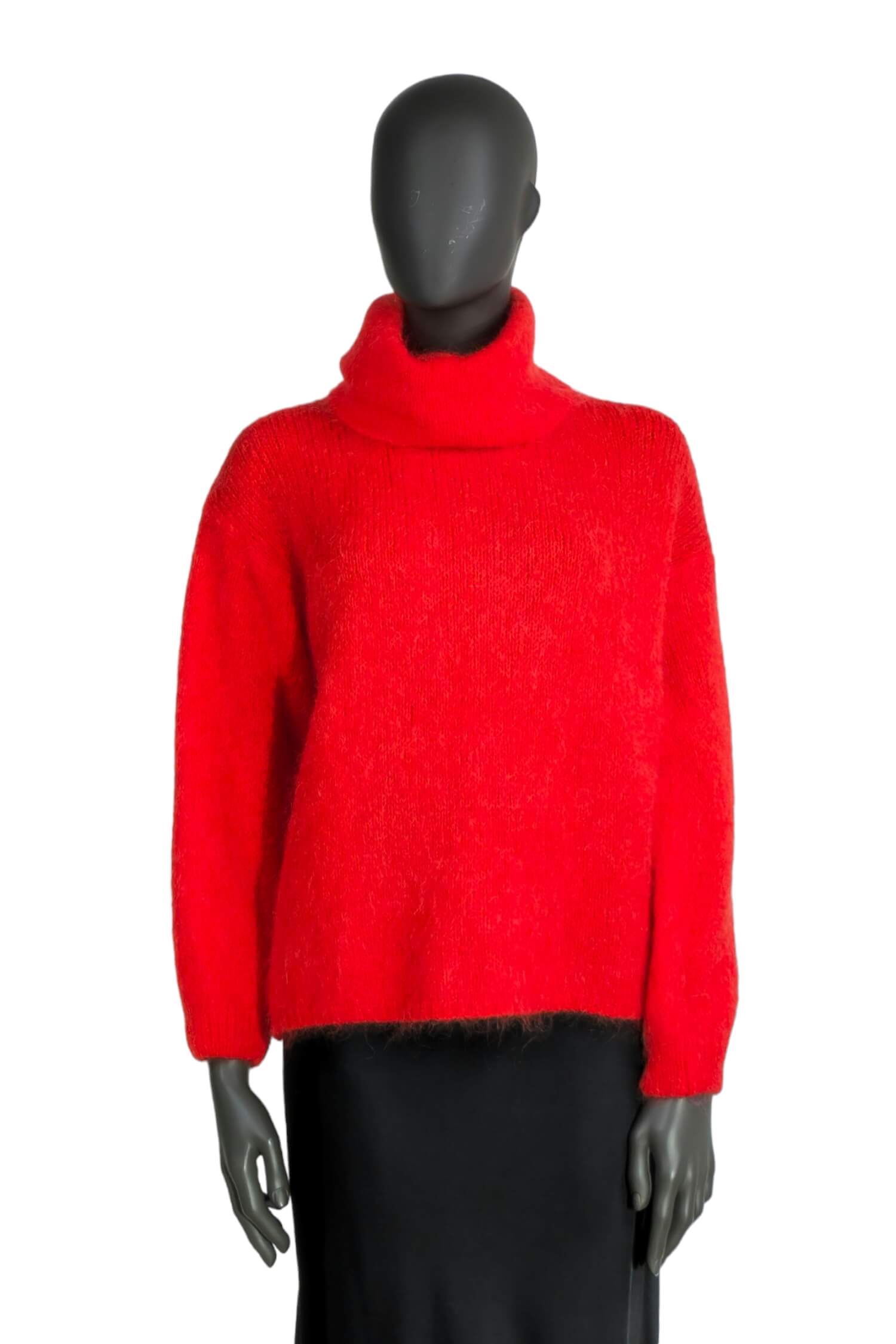 Mohair sweater with turtleneck IMPERIAL orange 1