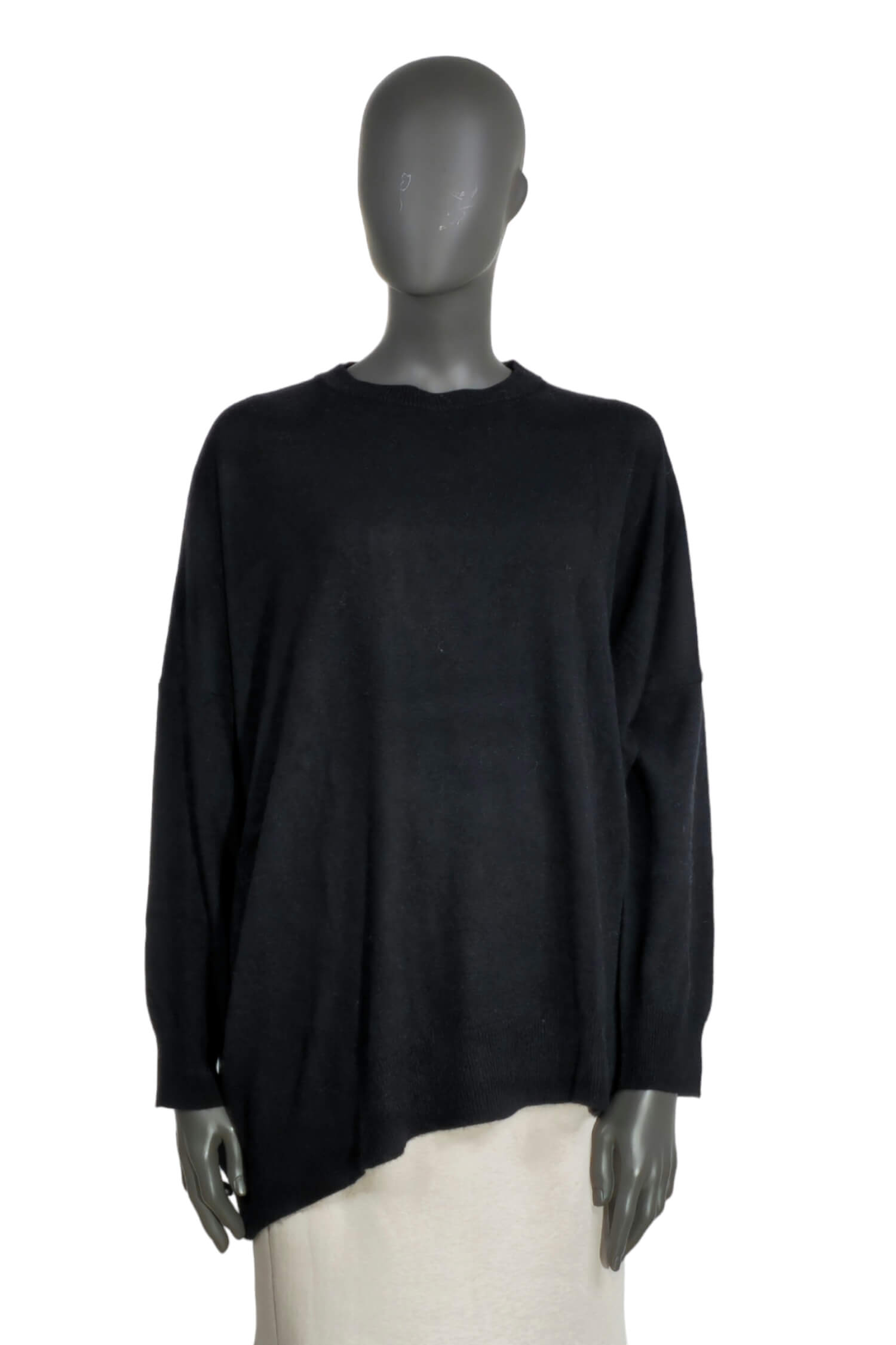 Oversize sweater VICOLO with a proportion of wool and cashmere black 1