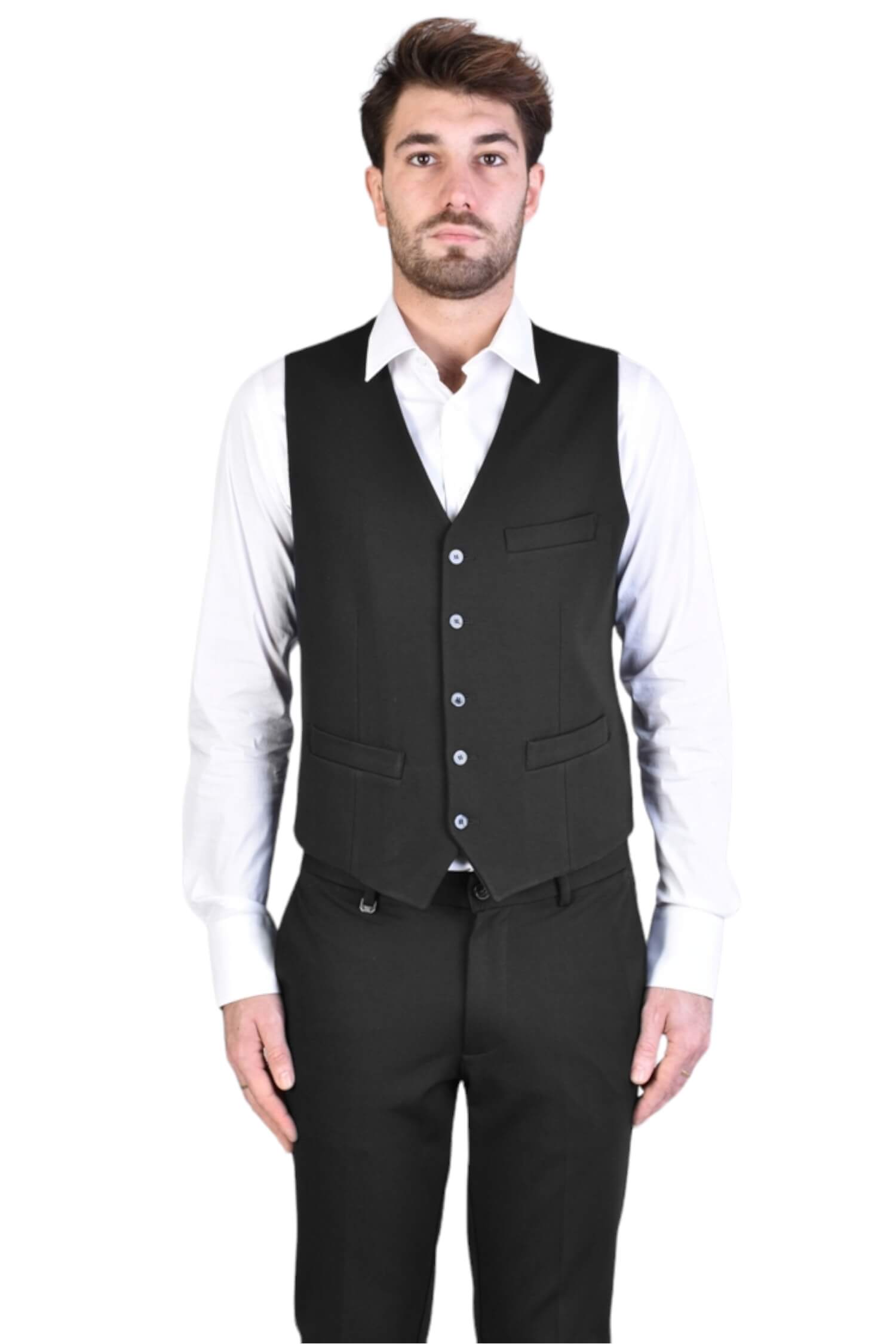 Men's suit vest brand Xagon man black