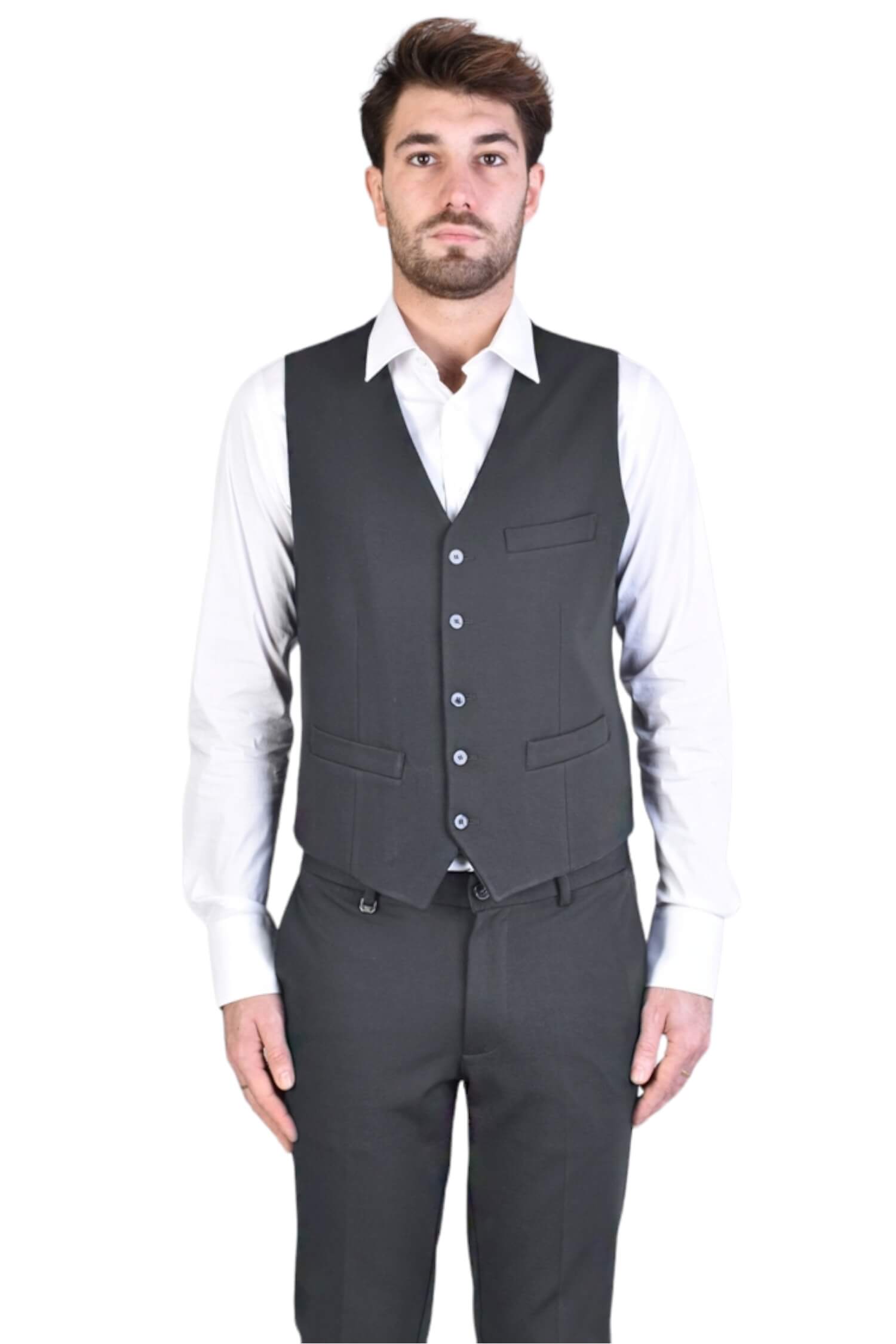 Men's suit vest brand Xagon man gray