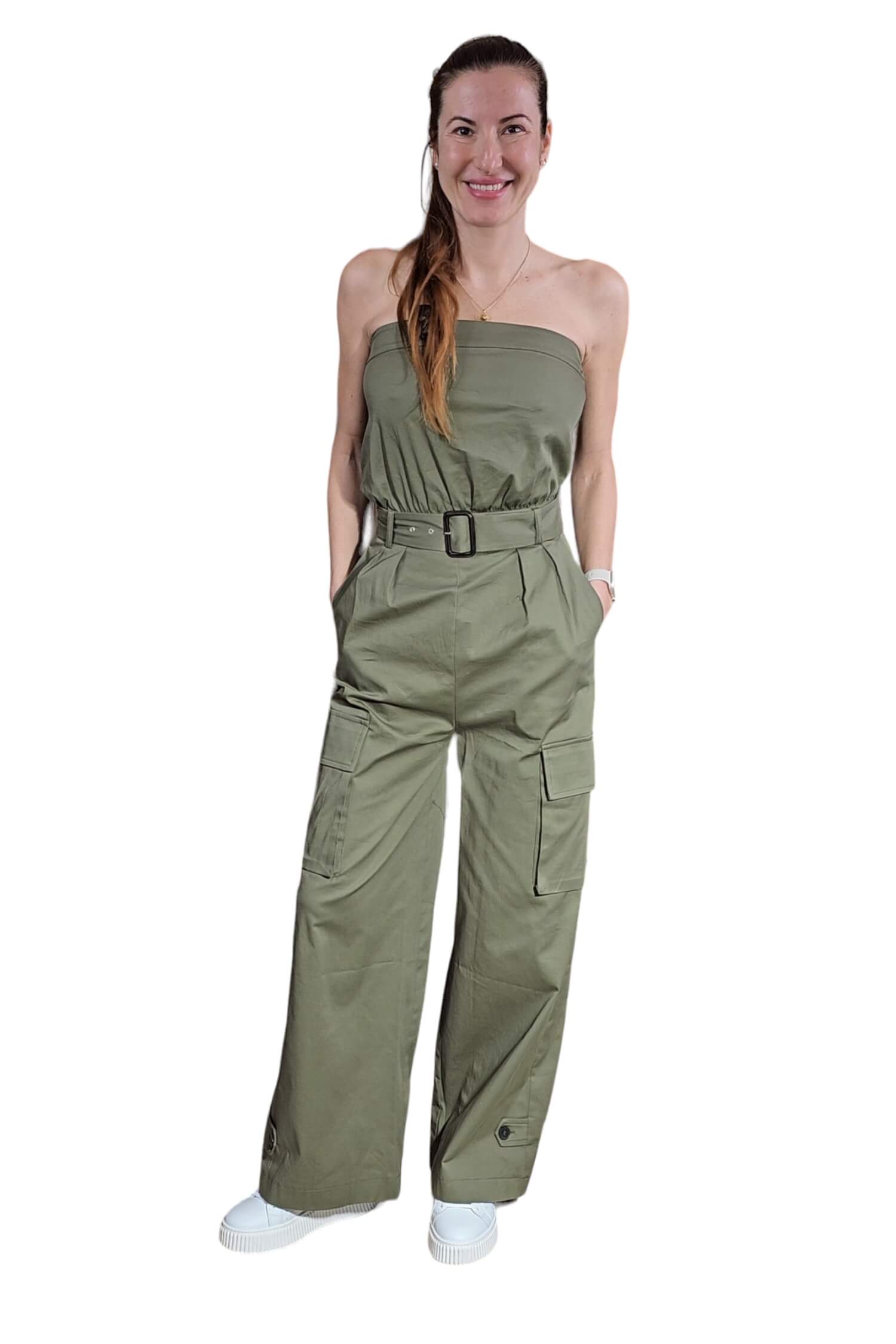 Women's overall VICOLO green