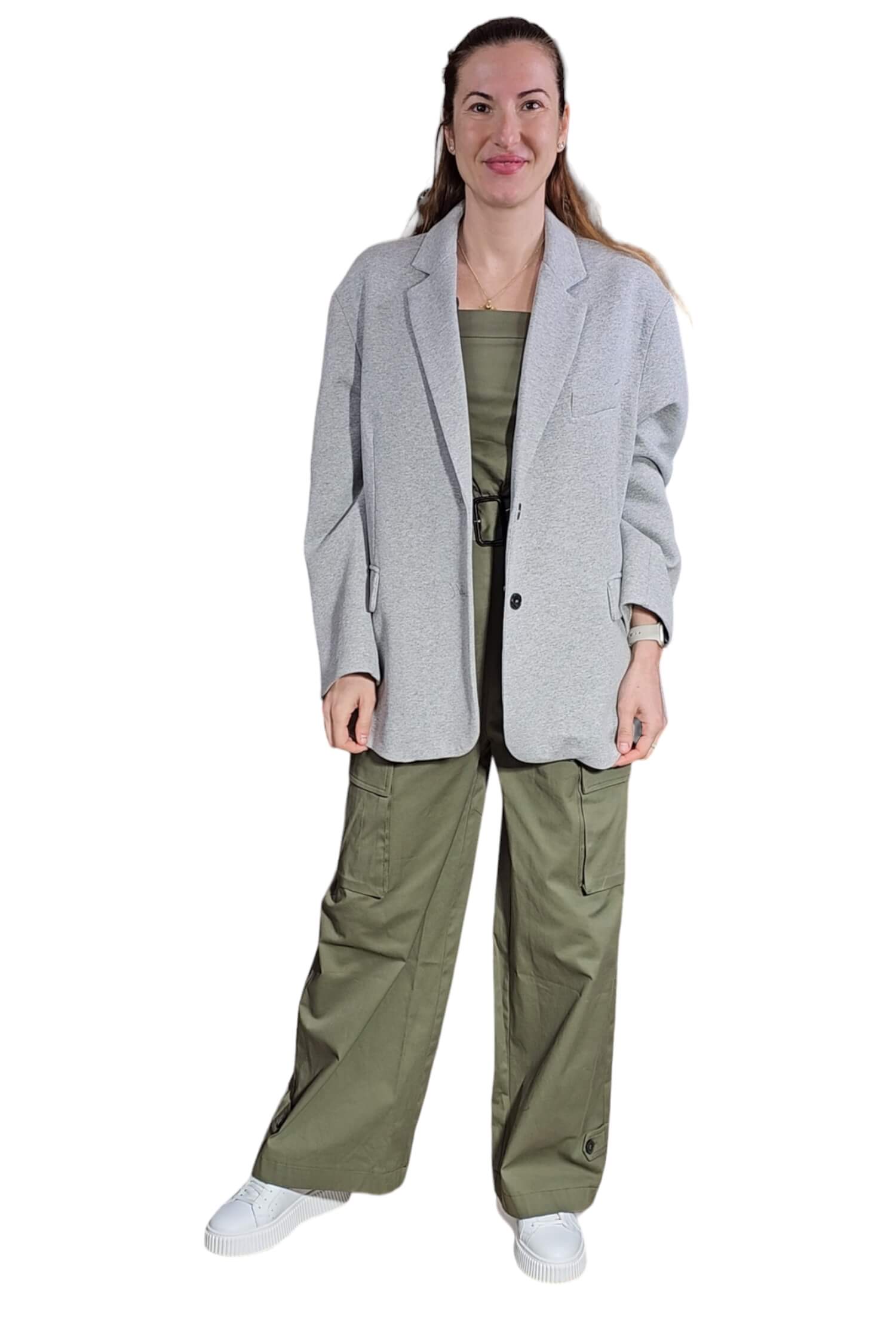 Women's oversize jacket Vicolo gray