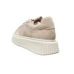 Women's leather beige sneakers LESTROSA