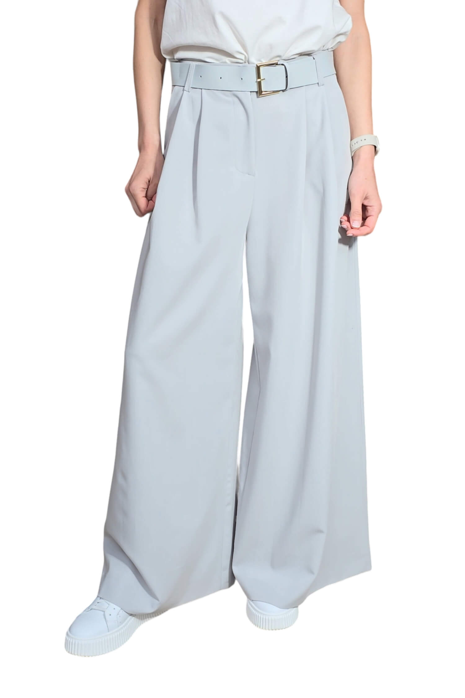 Elegant women's pants IMPERIAL gray