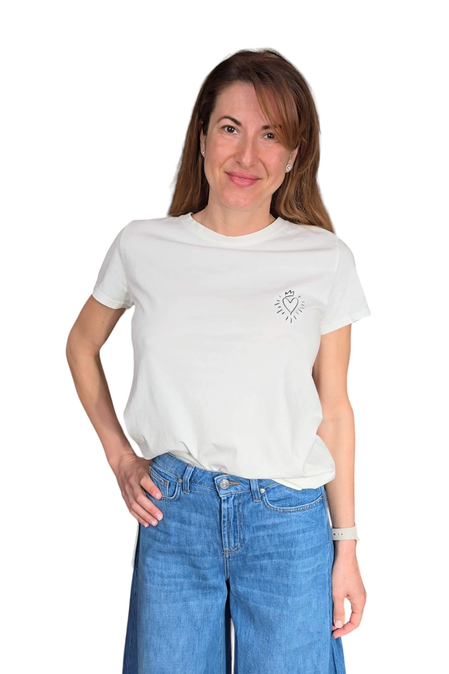 Women's T-shirt VICOLO white