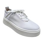 White leather women's Lestrosa sneakers