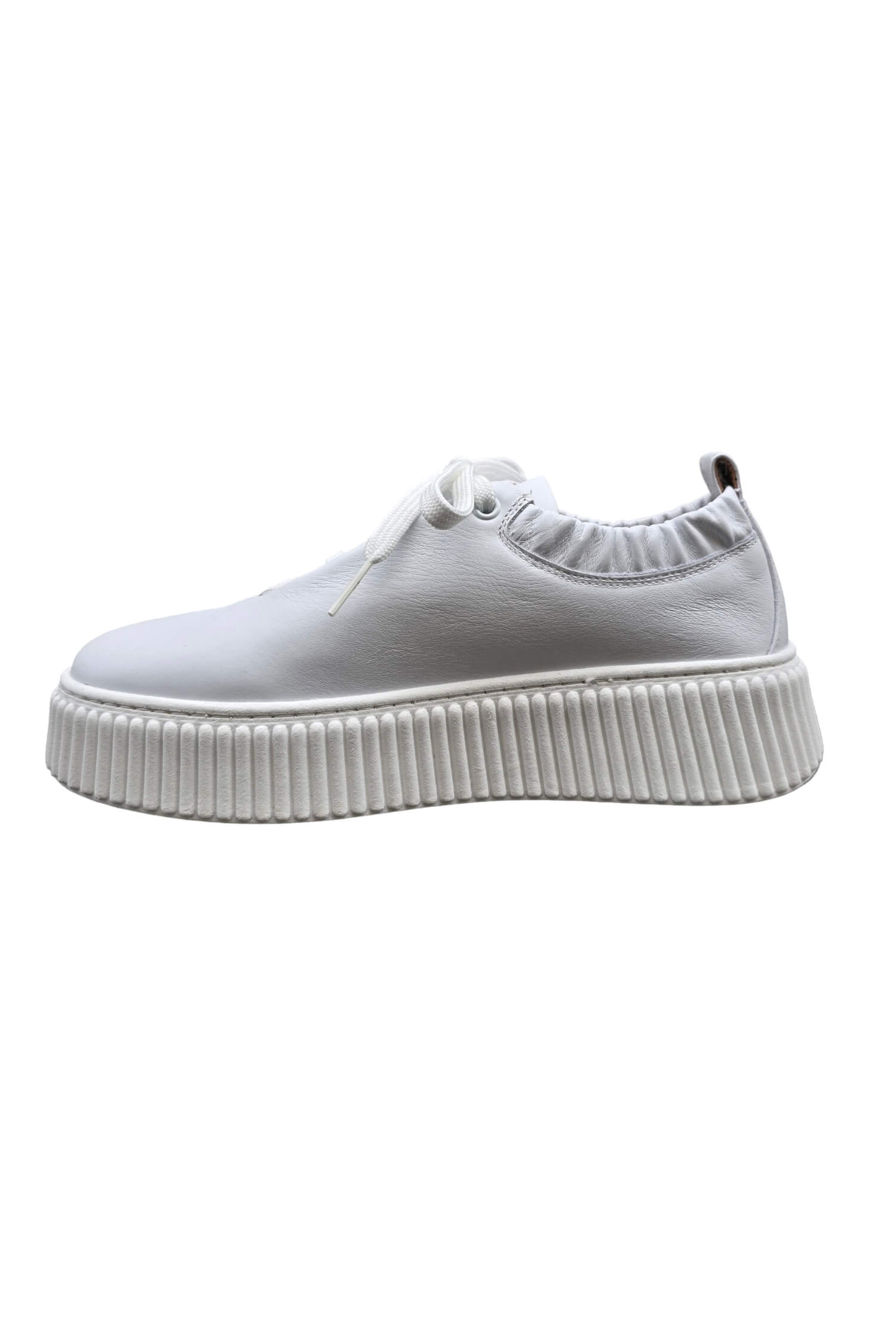 White leather women's Lestrosa sneakers