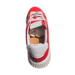 Lestrosa platform leather sneakers red