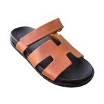 Women's leather sandals OVYE brown