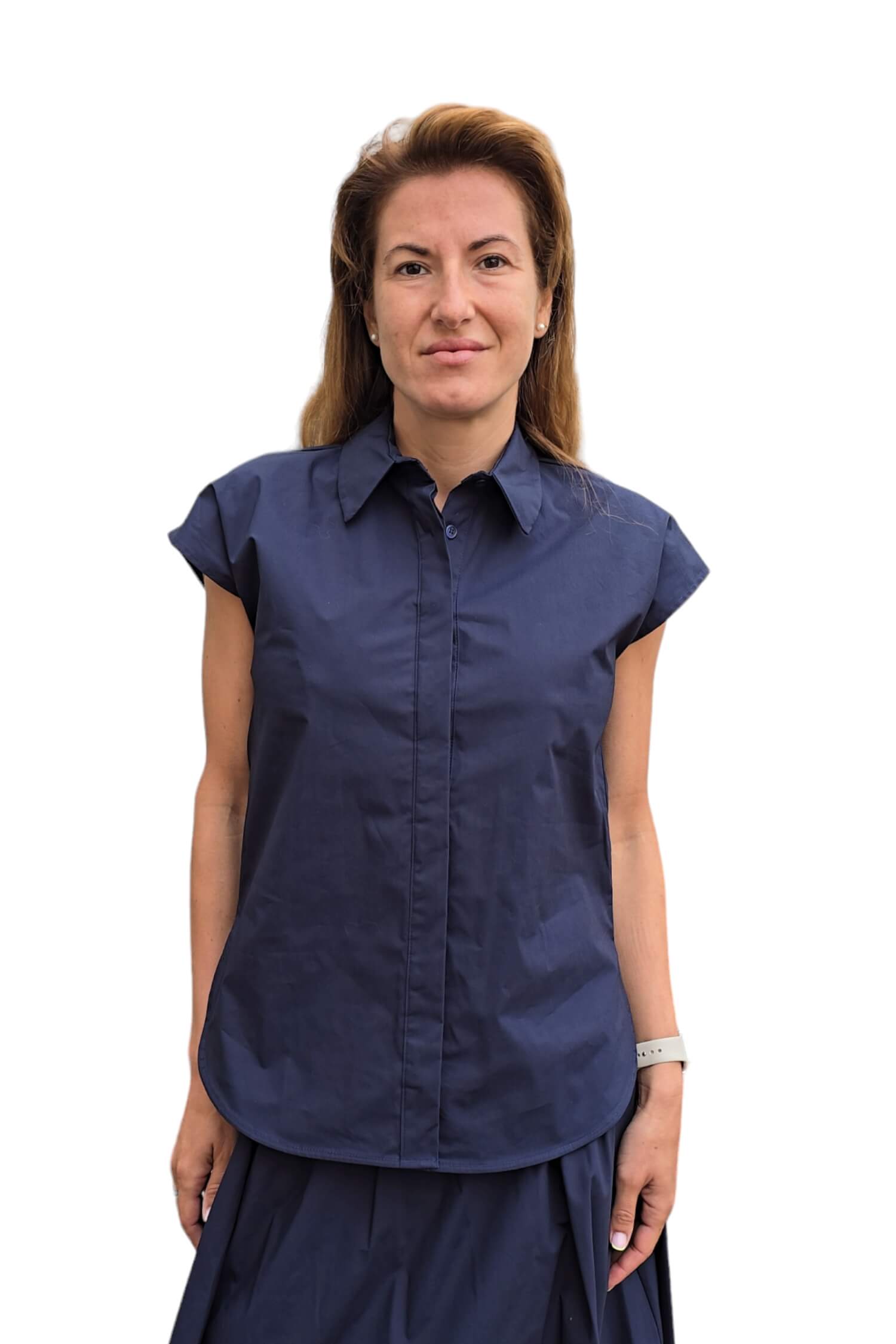 Women's summer shirt DIXIE blue