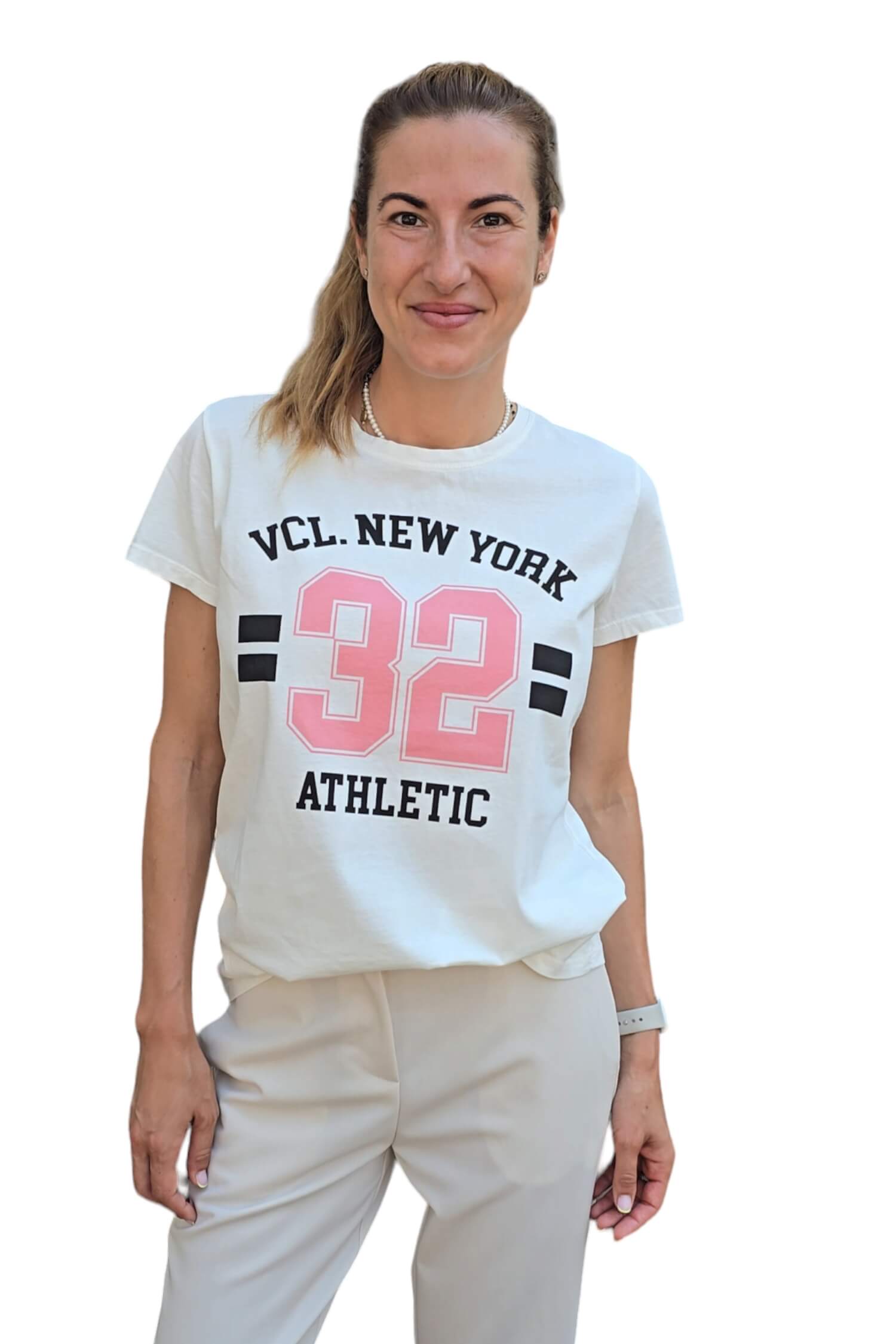 Women's t-shirt with white VICOLO print