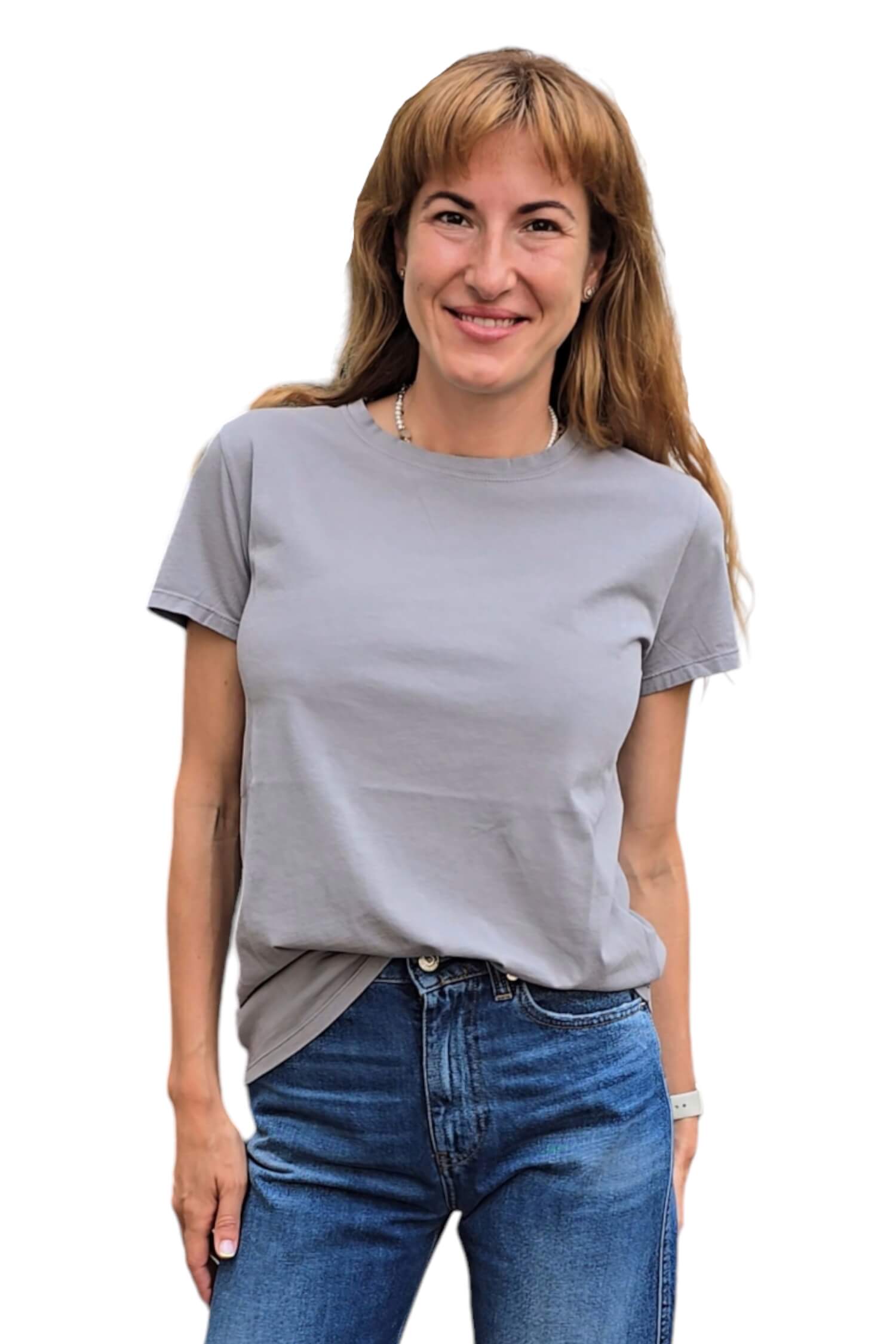 Women's T-shirt with short sleeves VICOLO gray