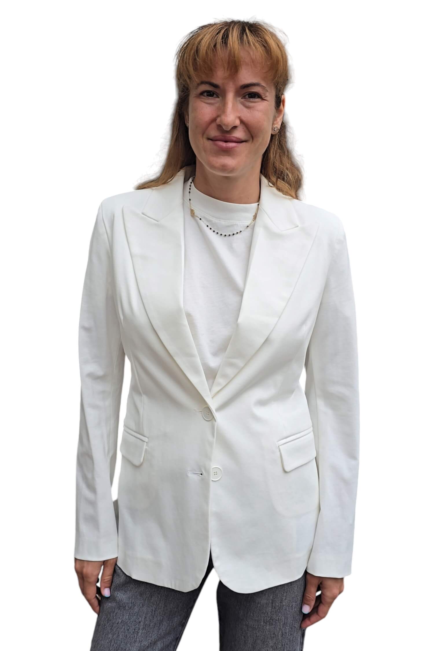 Women's sports jacket VICOLO white