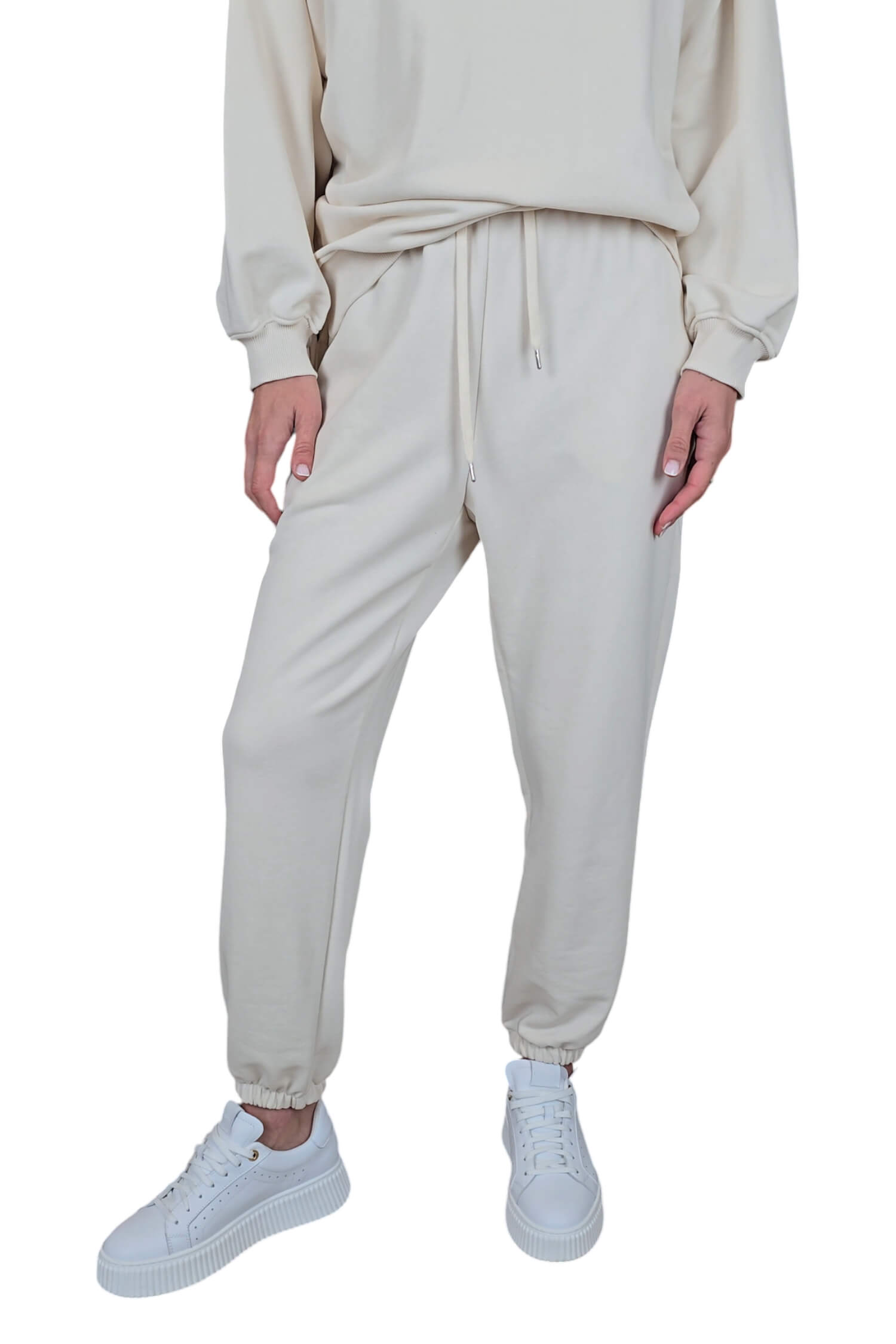 Women's sweatpants VICOLO beige