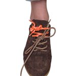 Women's trendy sneakers made of brushed leather LESTROSA brown