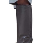 Women's high leather boots LESTROSA brown