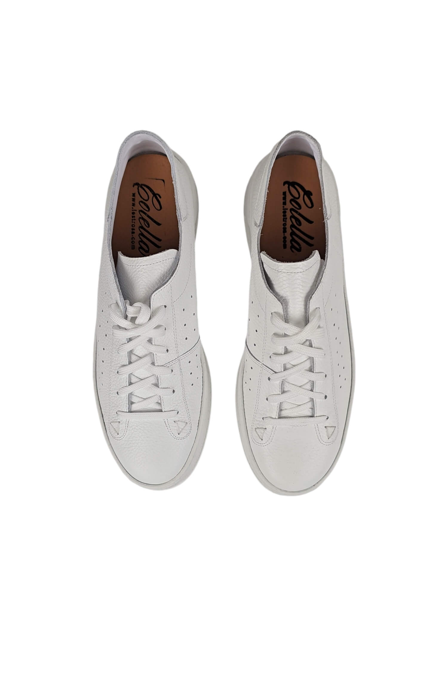 Men's leather sneakers LESTROSA white