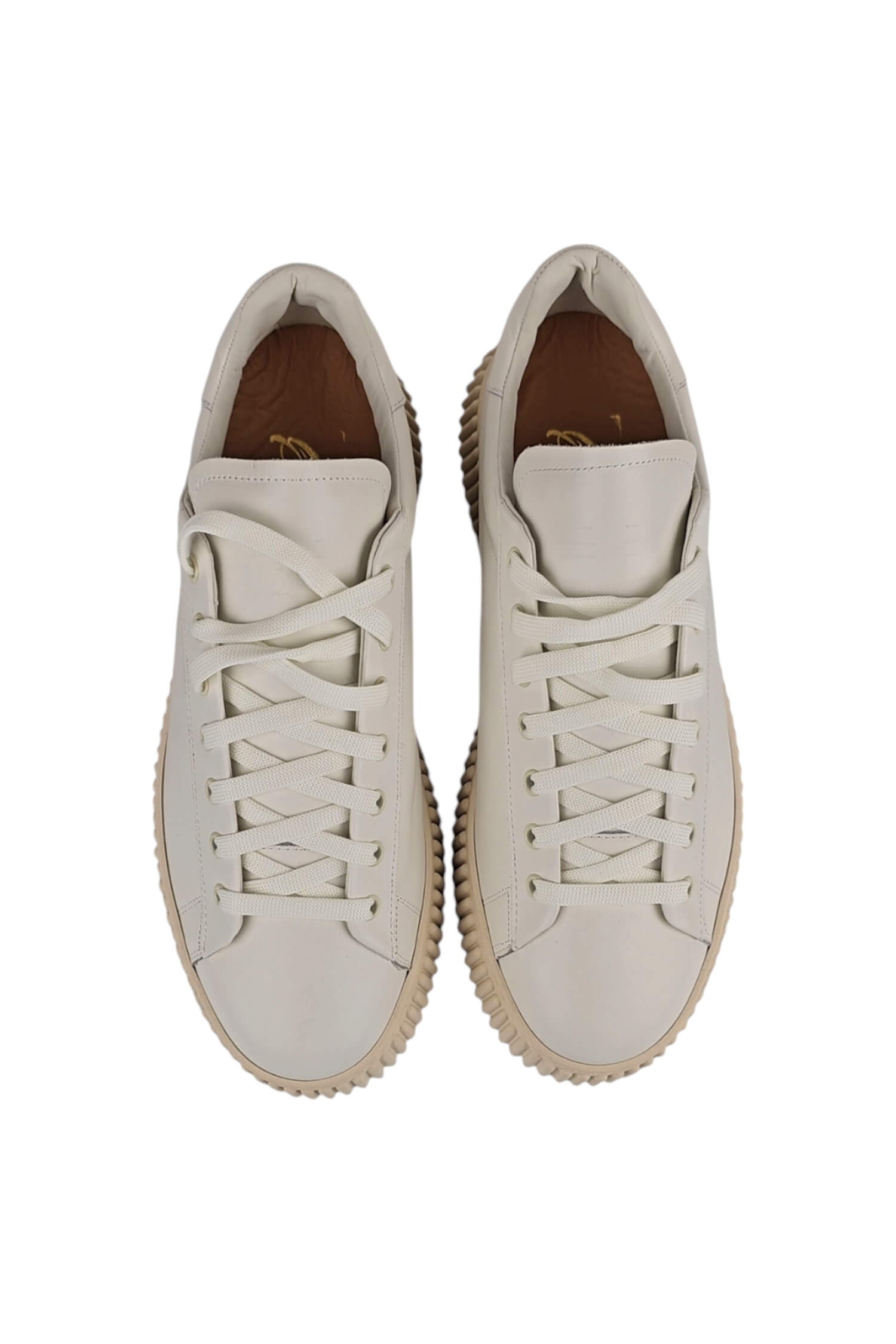 Men's leather sneakers LESTROSA beige