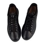 Men's leather sneakers LESTROSA black