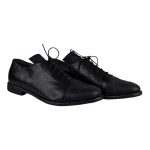 Men's leather elegant shoes brand LE BOHÉMIEN black