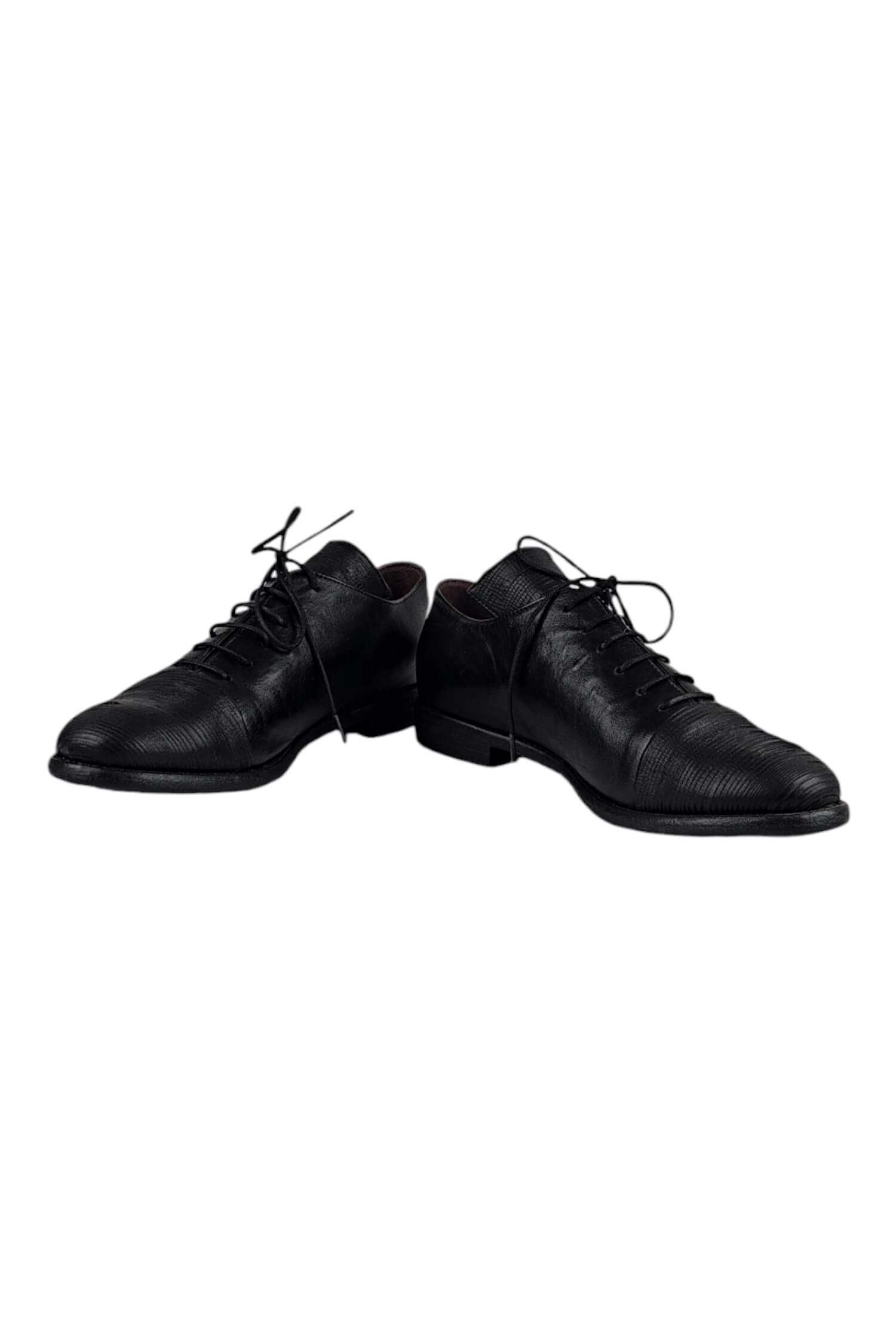 Men's leather elegant shoes brand LE BOHÉMIEN black