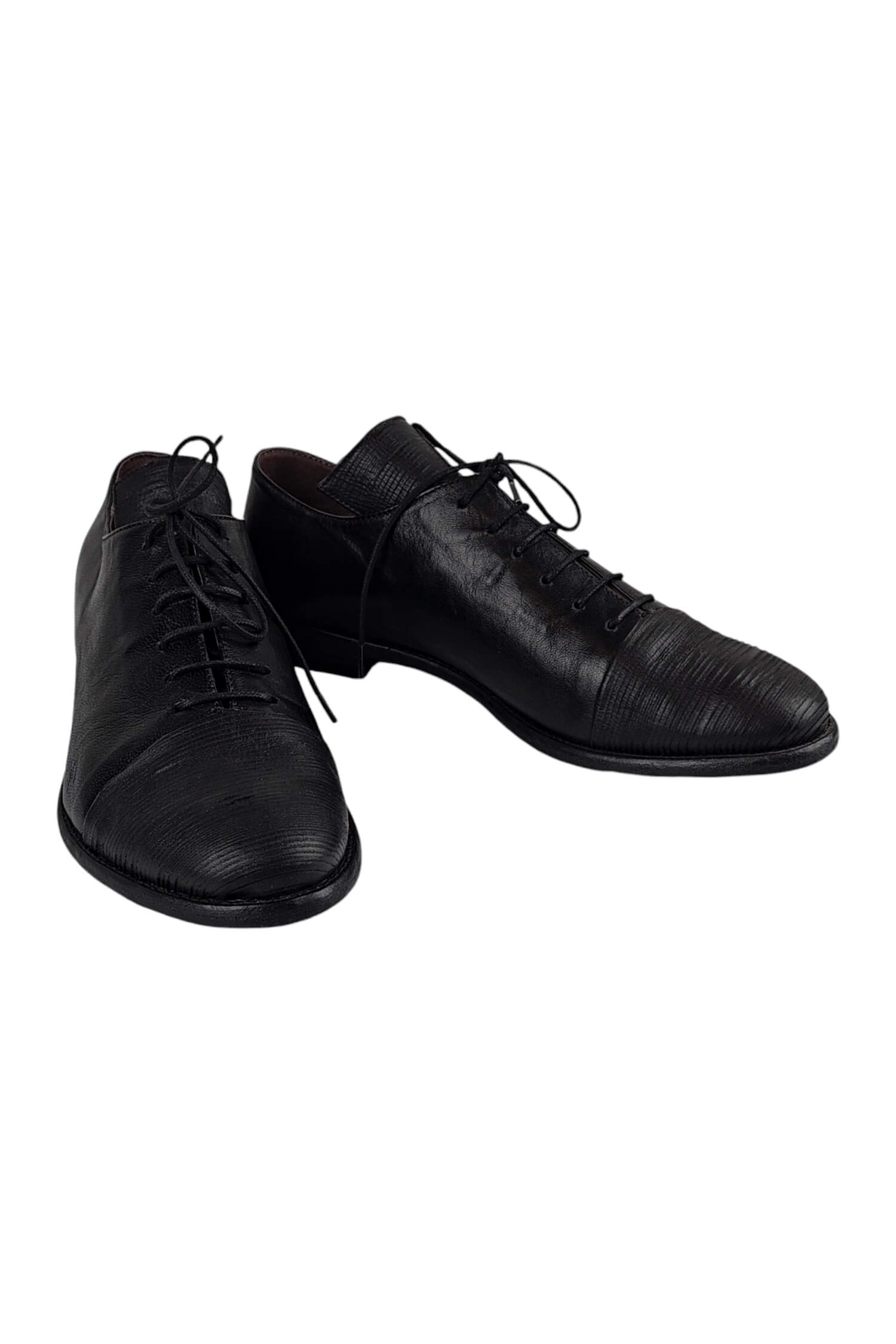 Men's leather elegant shoes brand LE BOHÉMIEN black