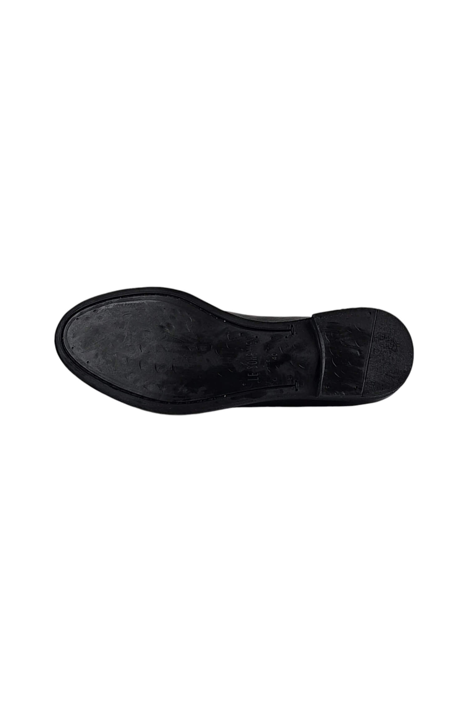 Men's leather elegant shoes brand LE BOHÉMIEN black