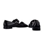 Women's shiny ballerina shoes OVYE black