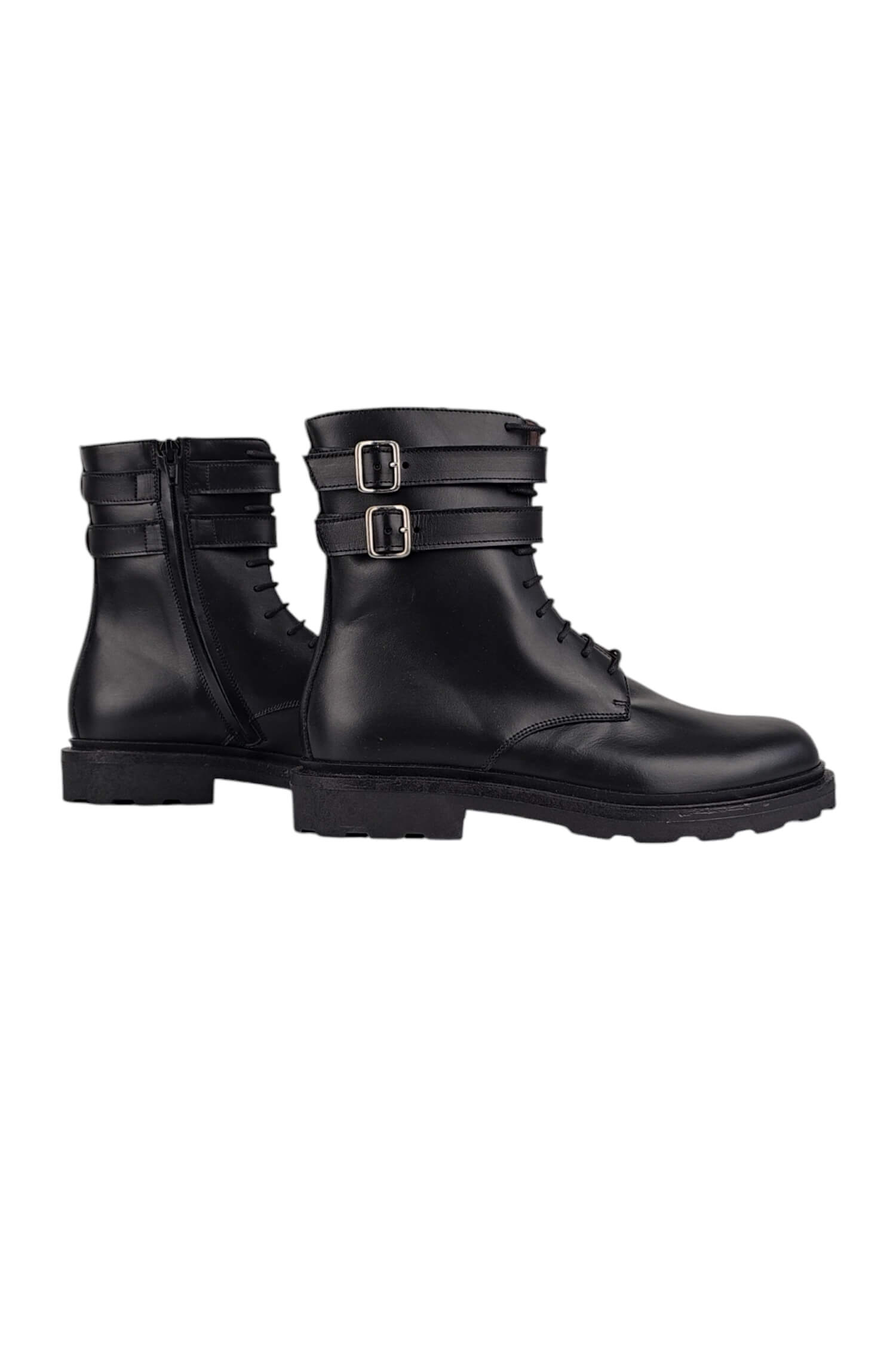 Men's leather ankle boots LE BOHÉMIEN black