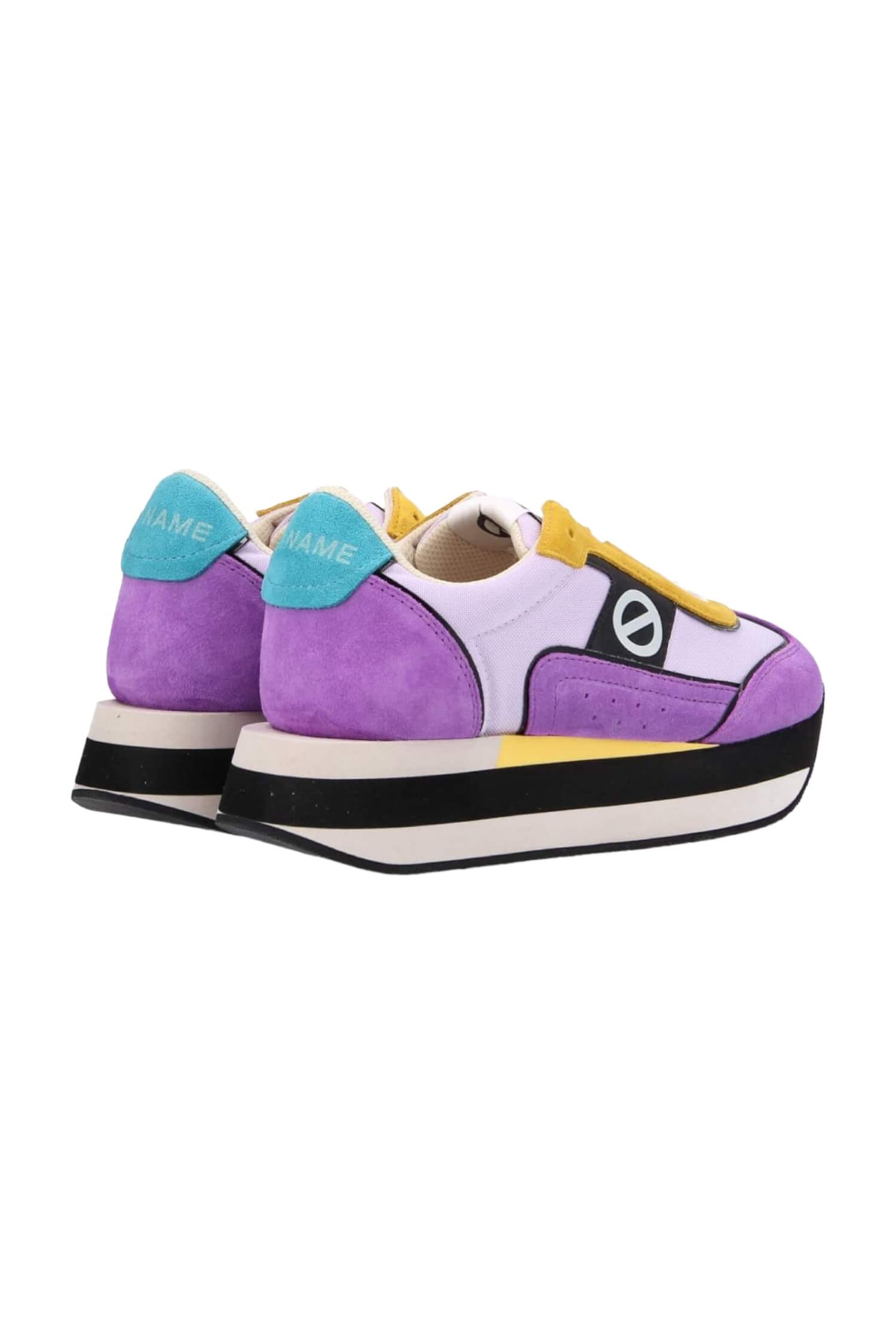 Platform sneakers NO NAME purple 3