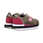 Sports sneakers on the platform NO NAME olive 4