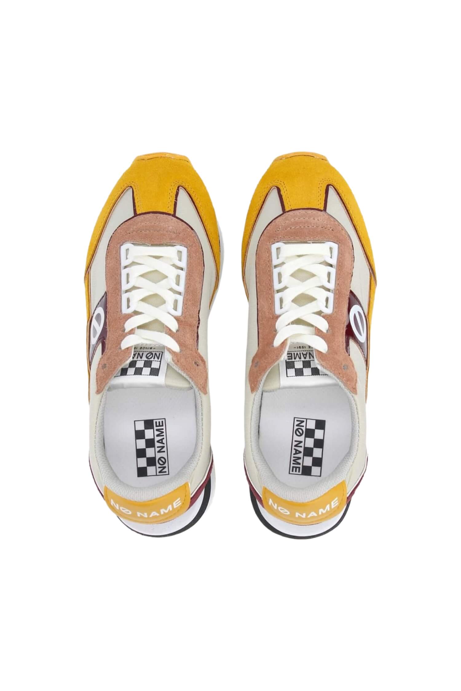 Platform sneakers NO NAME yellow 3