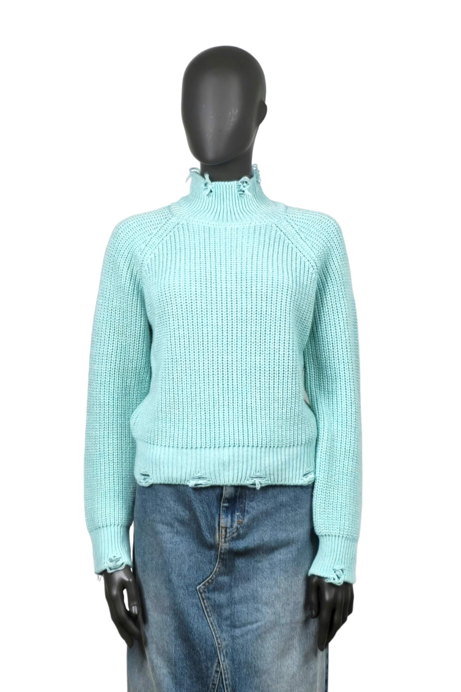 Sweater with a proportion of wool VICOLO mint color 1