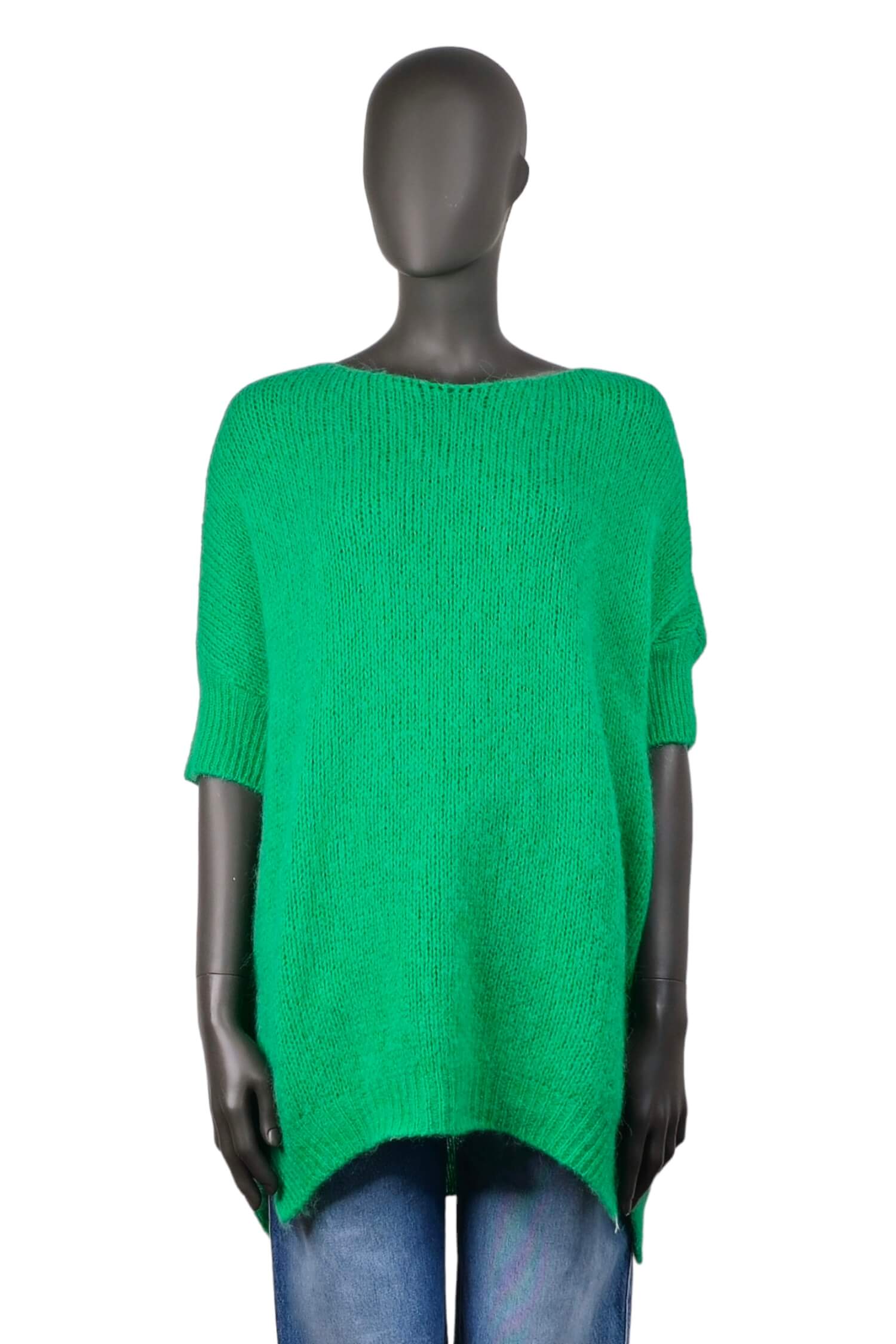 Looser cut sweater IMPERIAL green 1